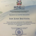 Premiación Olimpiadas de Matemáticas